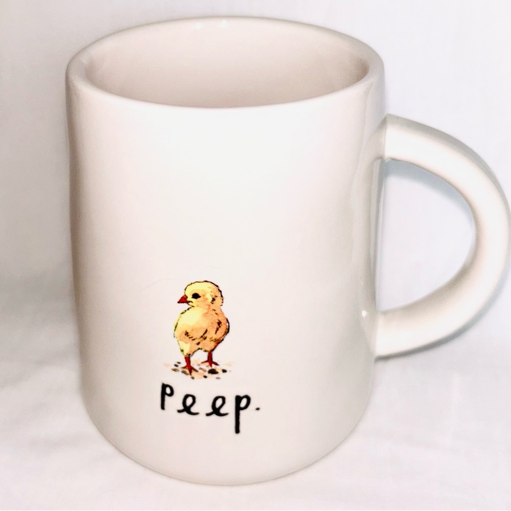 Rae Dunn Magenta Easter Mug Yellow Chick Peep